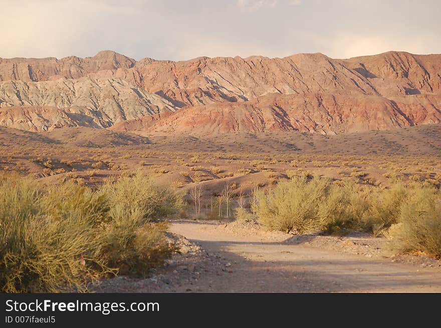 Dry mountainscape