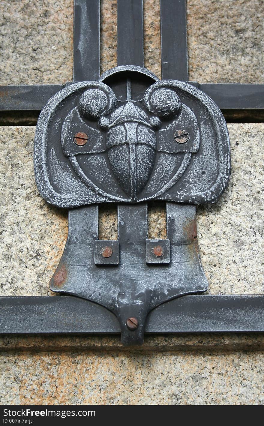 Art Nouveau ornaments at the theatre in Bergen, Norway.