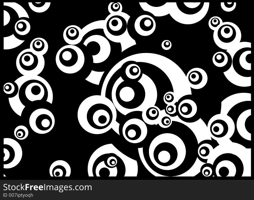 Perfect circles, illustration, background, design