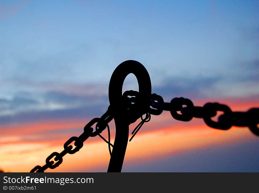 Steel Chains Silhouette