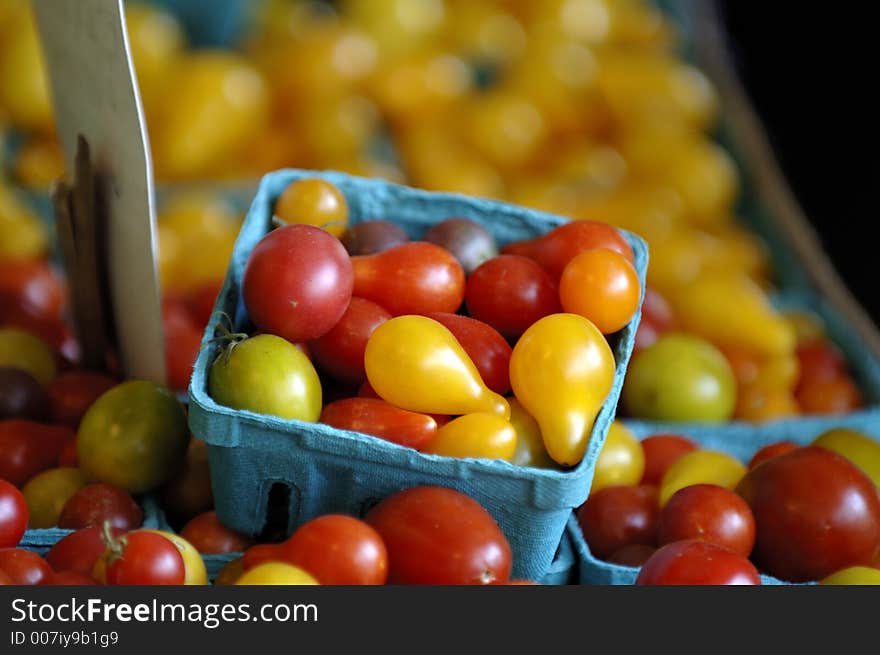 Colorful Cherry Tomatoes