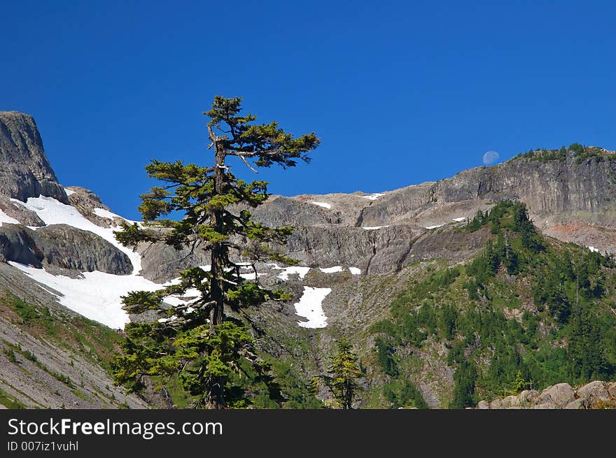 Table mountain in the North Cascades of Washington State. Table mountain in the North Cascades of Washington State