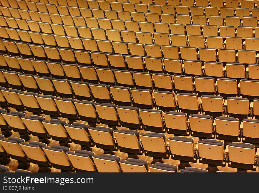 Rows of seats inside the Sage concert hall in Gateshead UK. Rows of seats inside the Sage concert hall in Gateshead UK.