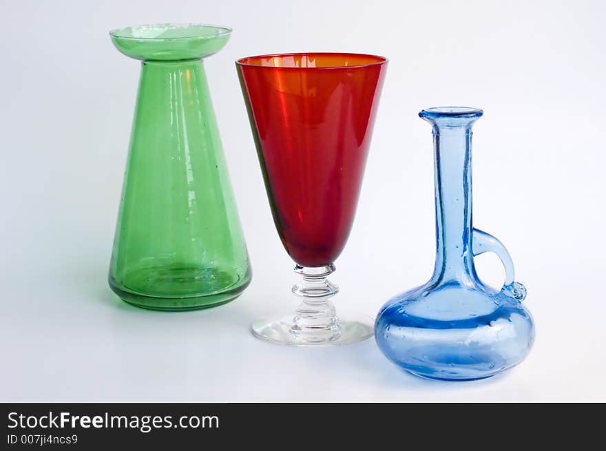 Colorful Vintage Bottles