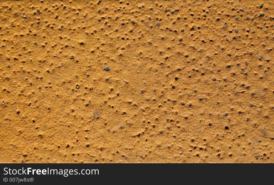 An abstract series with yellow paint on the pavement. An abstract series with yellow paint on the pavement