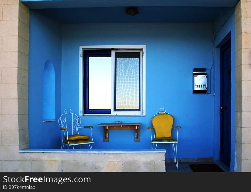 Chairs Outside The House, GREECE