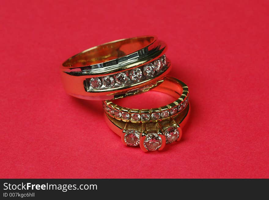 Male and Female Wedding Rings