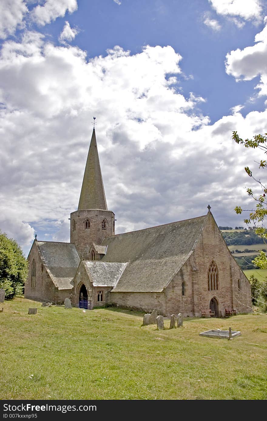 St Nicholas Church Grosmont South Wales.