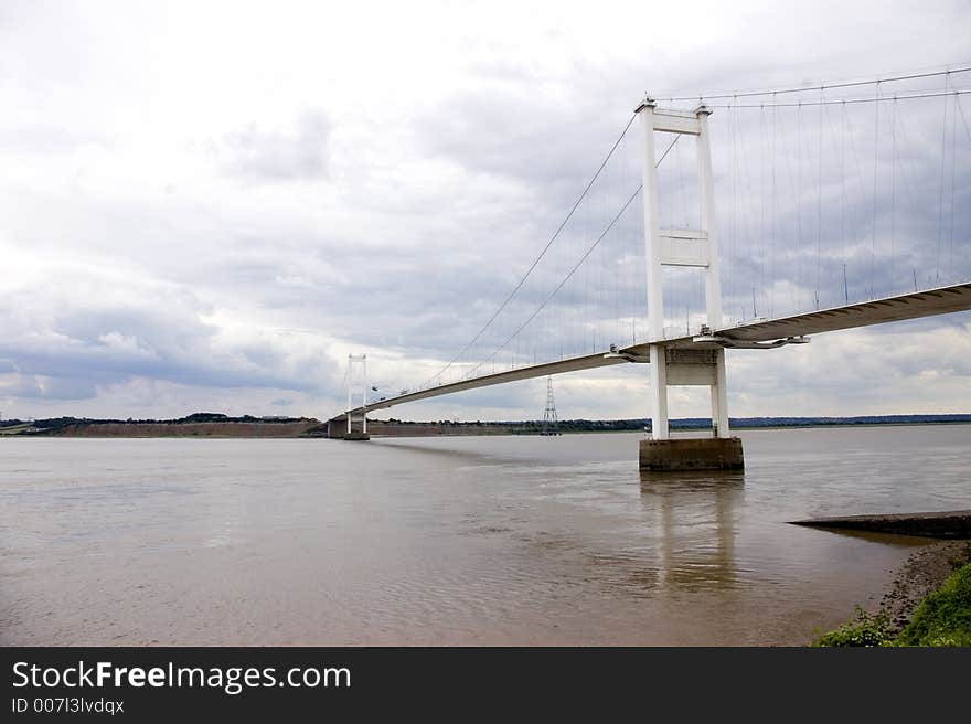 The old seven bridge between England and Wales.