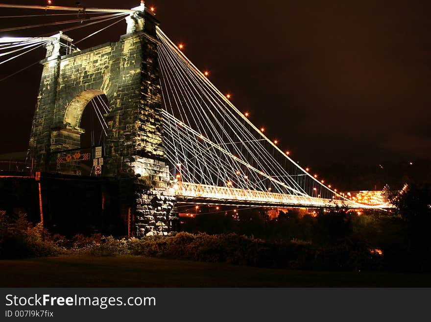 The nearly 170 year old Wheeling Suspension Bridge is the oldest operating suspension bridge in the world.