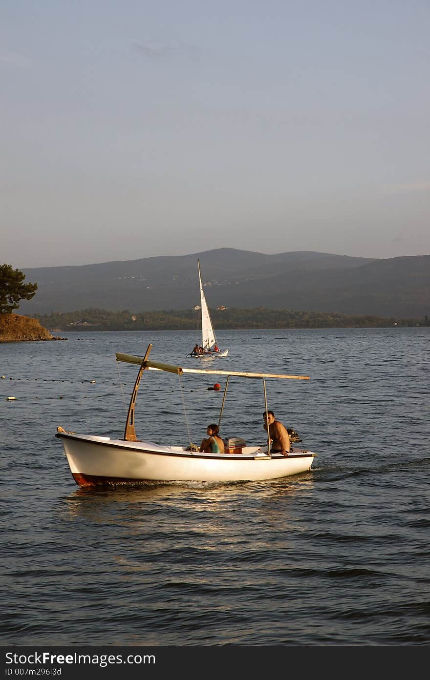 In the afternoon in tivat. In the afternoon in tivat