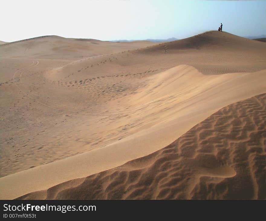 Sand dunes in Canaries Island