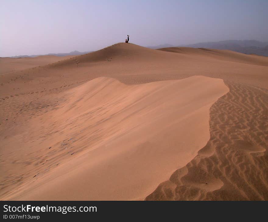 Sand dunes in Canaries Island