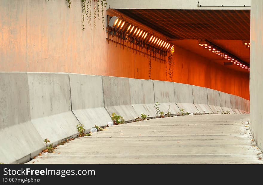 Tunnel entrance in Montreal 4 (focus on the entrance)