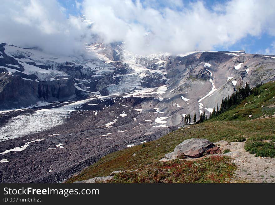 Massive Glacier Ice