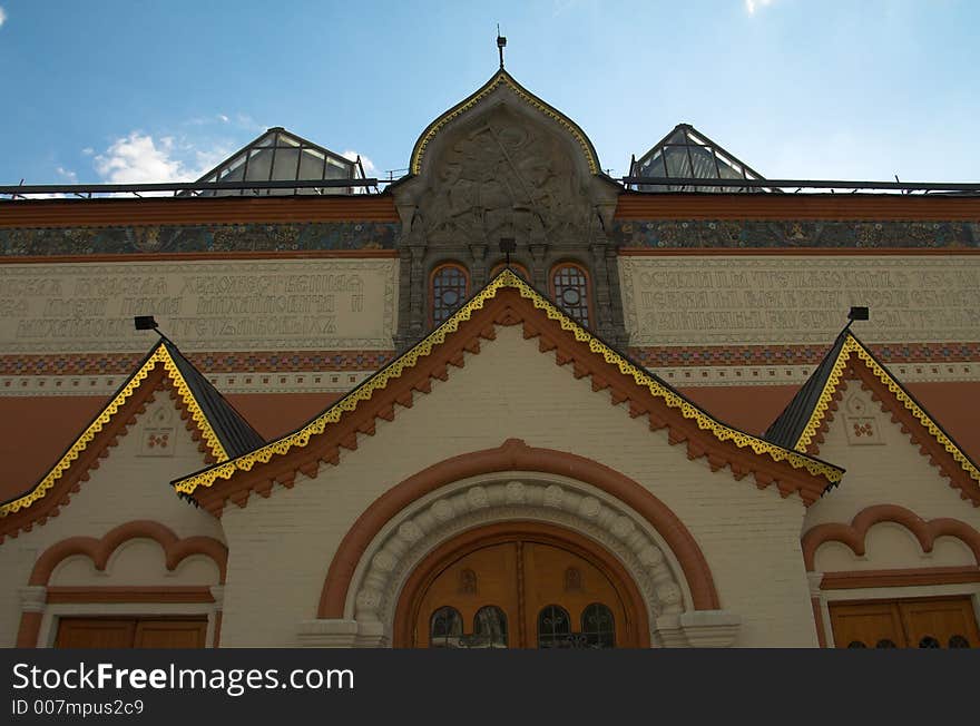 Tretiakov's gallery gate, Moscow