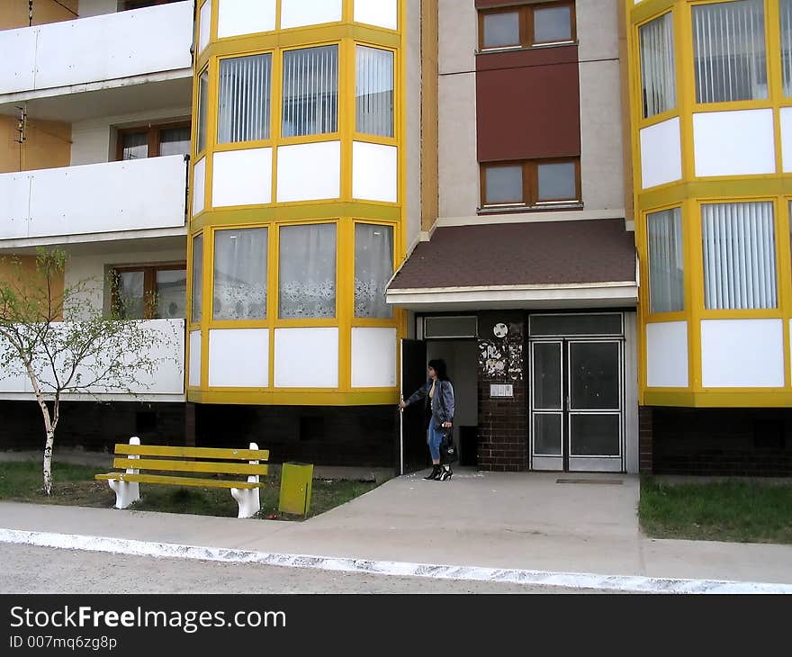 The Dwelling with balconies