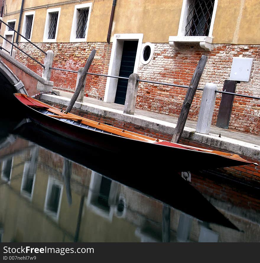 One of the many small canals that makes up the beauty of Venice. One of the many small canals that makes up the beauty of Venice.