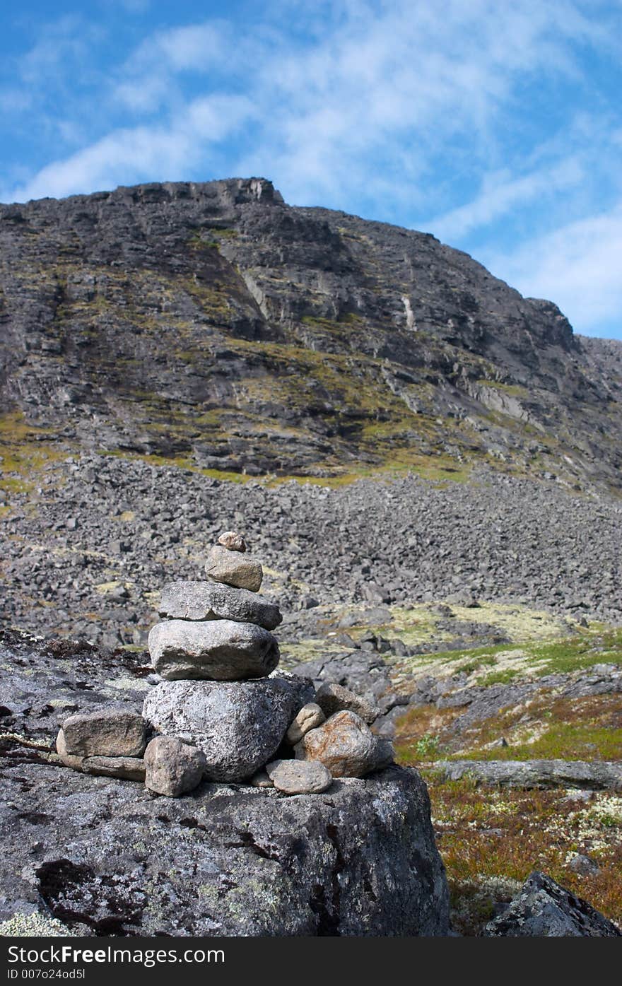 Stone beacon (menhir)