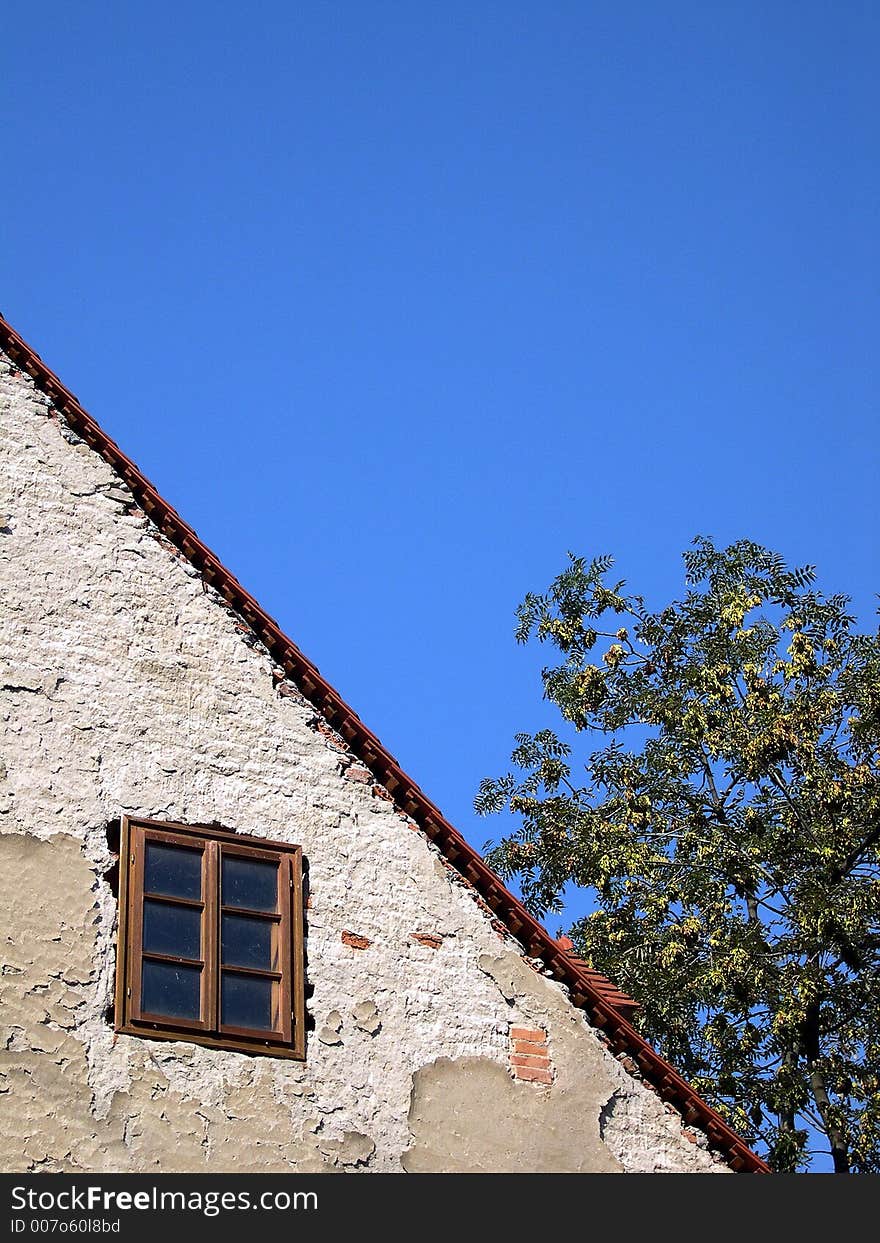 Detail Of Ruinous House