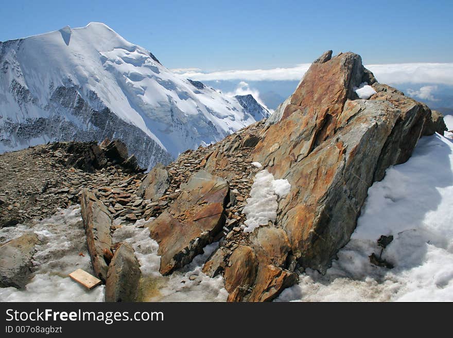 High mountains over 4000m. High mountains over 4000m.