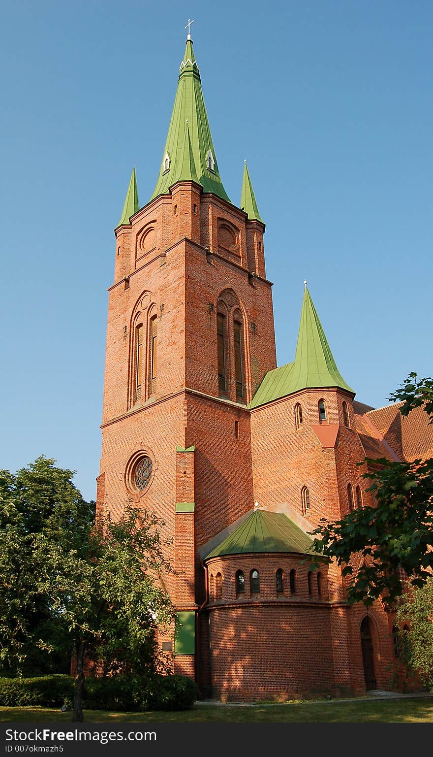 Ancient Red Brick Church