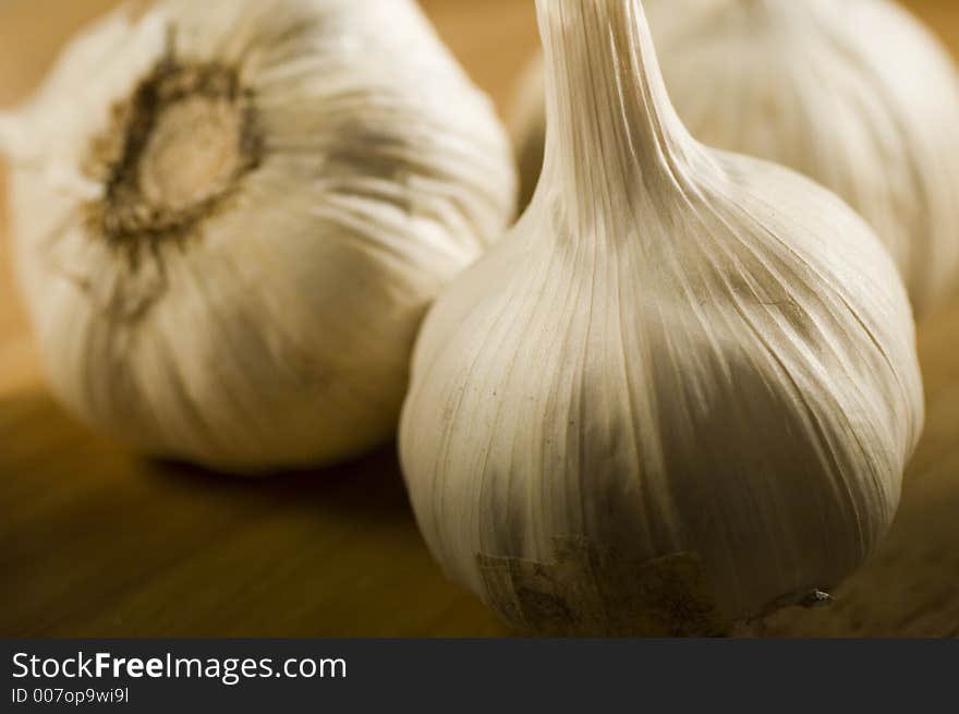 Fresh Garlic in close up