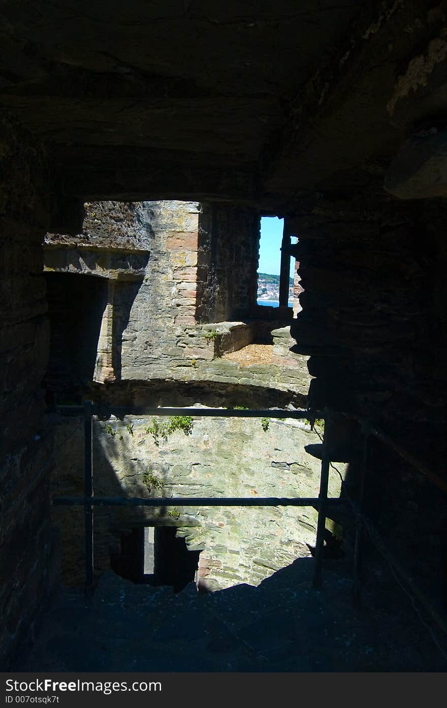 In the watchtower of conway castle,
conway,
wales,
united kingdom. In the watchtower of conway castle,
conway,
wales,
united kingdom.