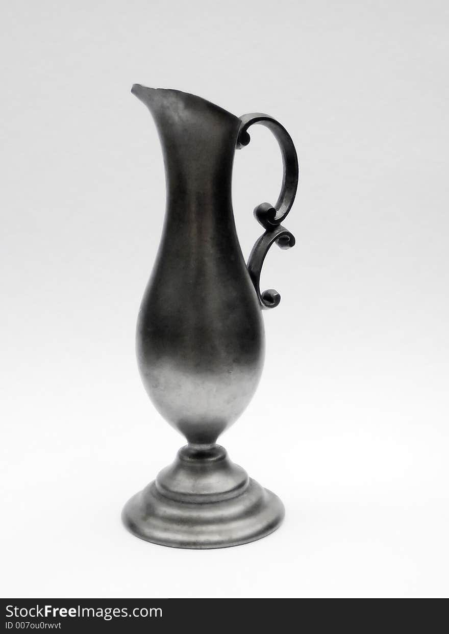 Gracile tin vase. Gracile tin vase