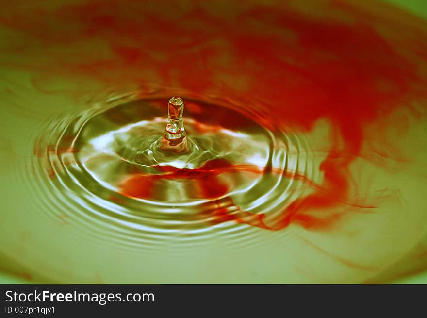 Shapes,colors and textures formed in water. Shapes,colors and textures formed in water.