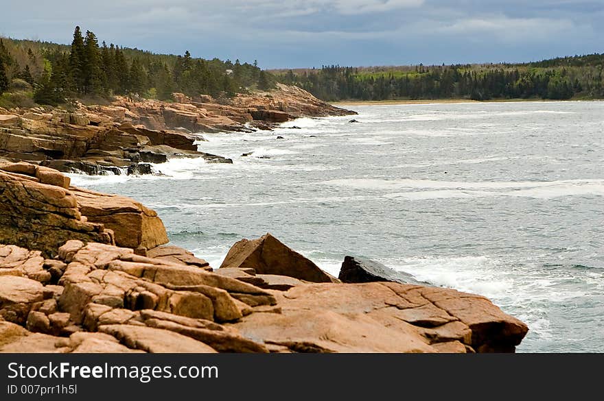 Coastline, Acadia National Park, Maine. Coastline, Acadia National Park, Maine