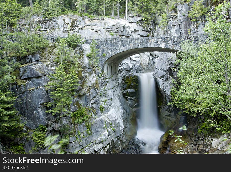 Christine Falls, Mount Rainier National Park, Washington. Christine Falls, Mount Rainier National Park, Washington