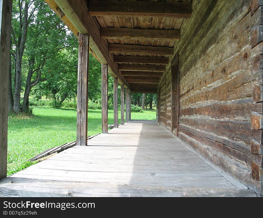 Old barn entrance