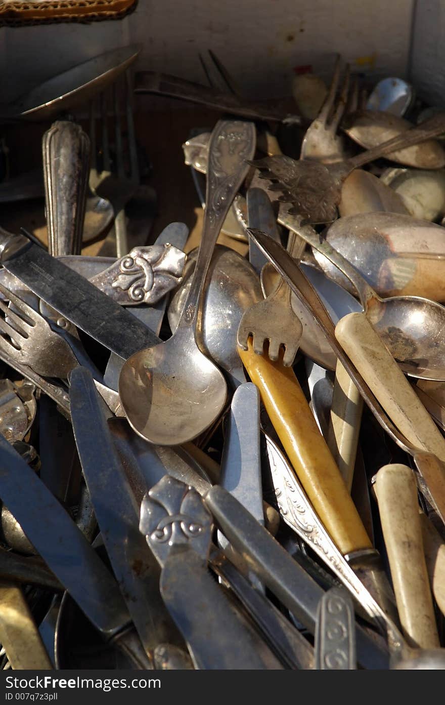 Old spoons, forks, knifes