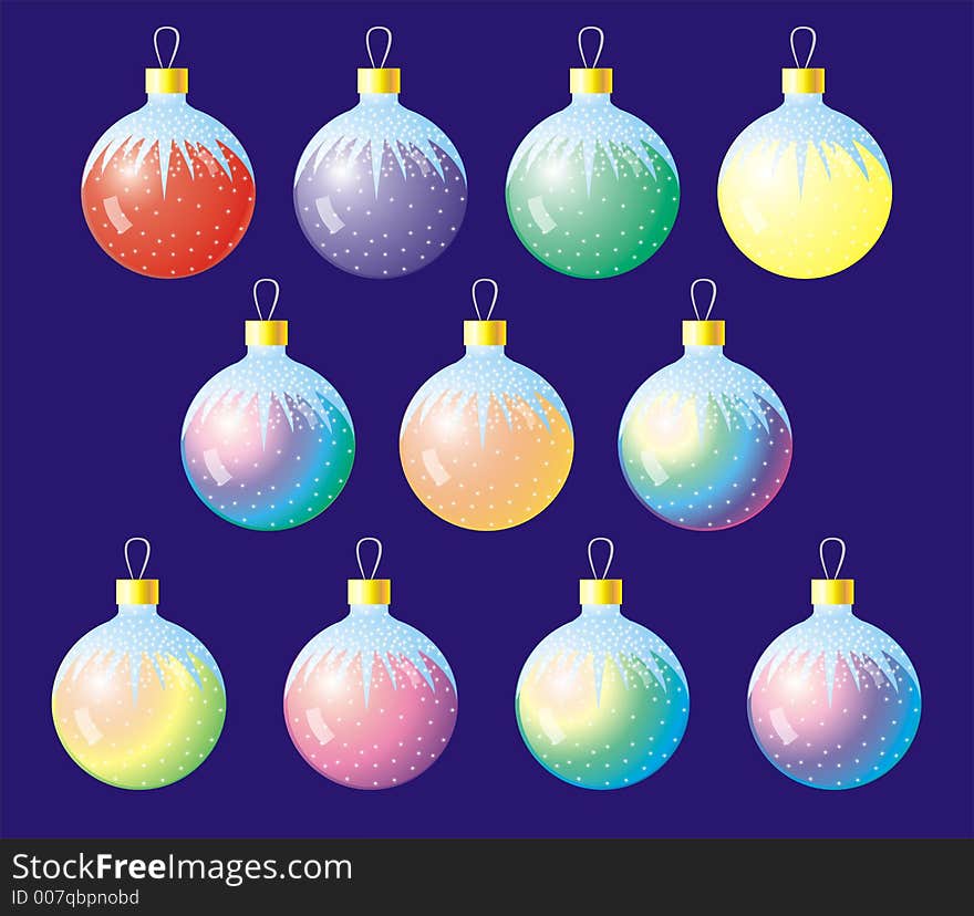 Christmas balls celebration decoration traditional