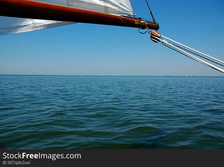 View of a lemsteraak with beautiful wheater. View of a lemsteraak with beautiful wheater