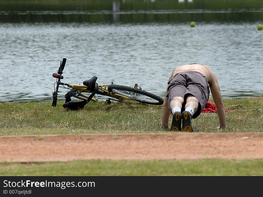 Man Exercising