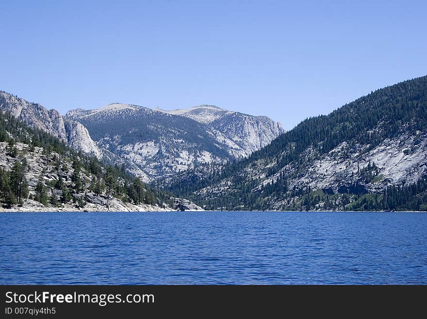 Scenic mountain meadow,Edison lake