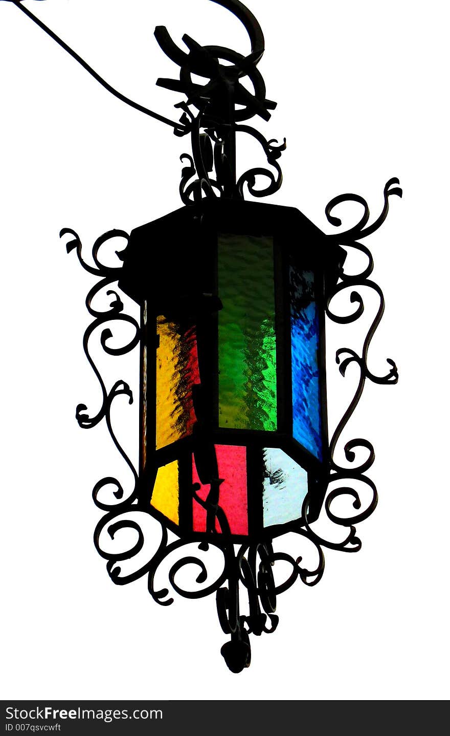 Colourful lamp