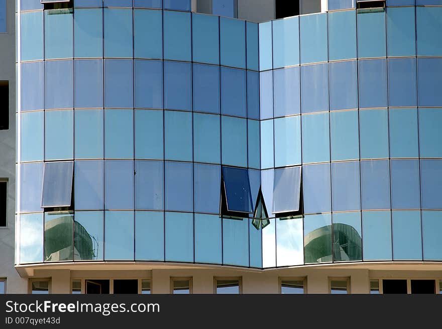 reflection modern building 1