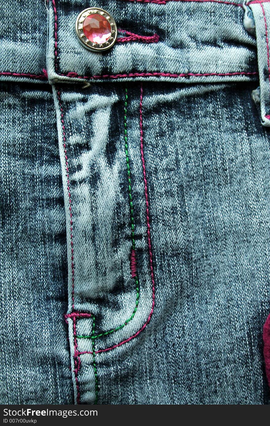 Close-up of Jeans