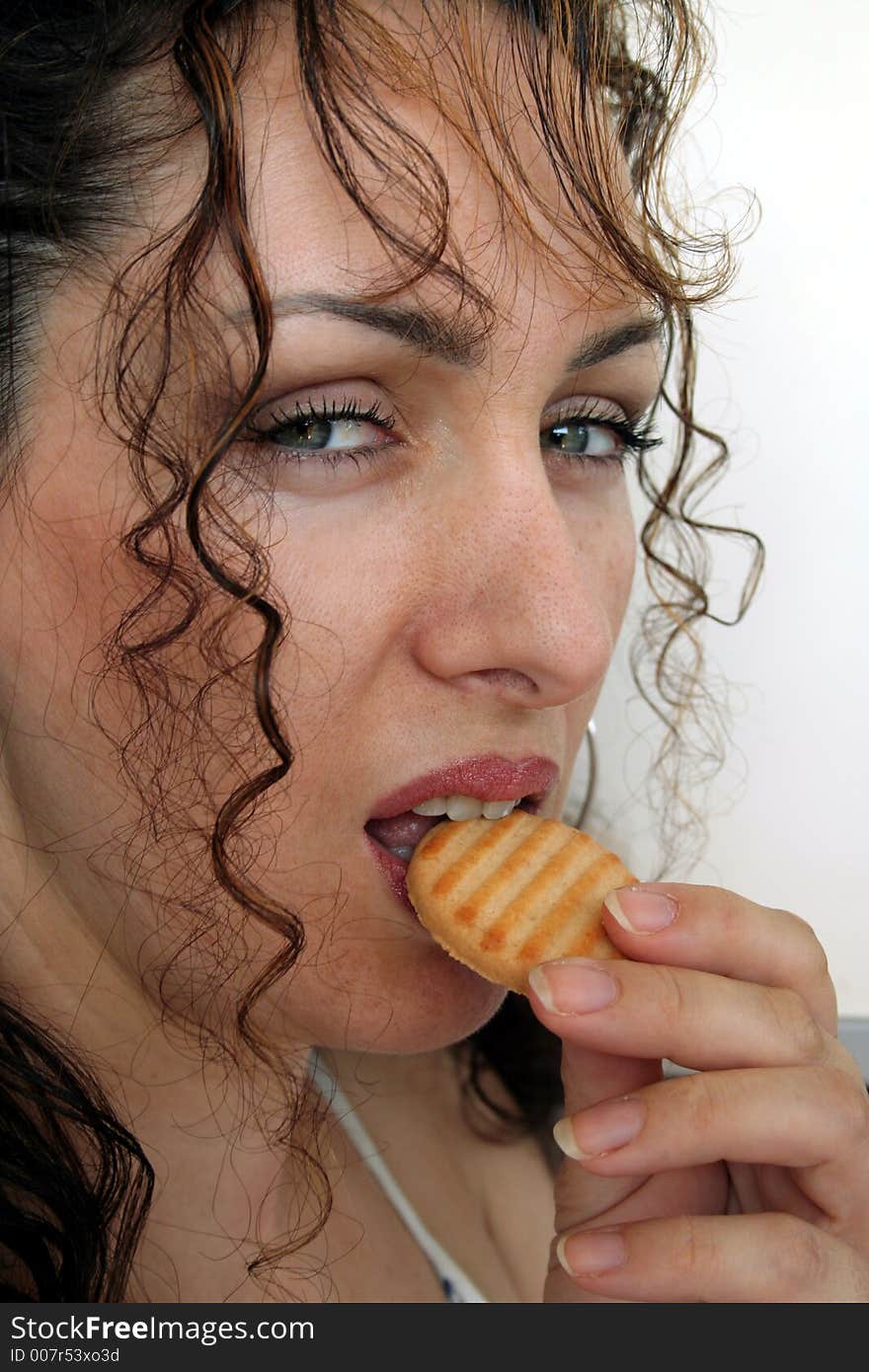 Young woman having a Coffee break. Young woman having a Coffee break