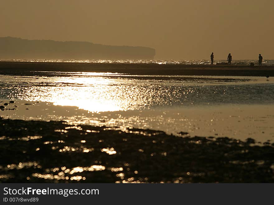 Sunset in Colleville-sur-Mer