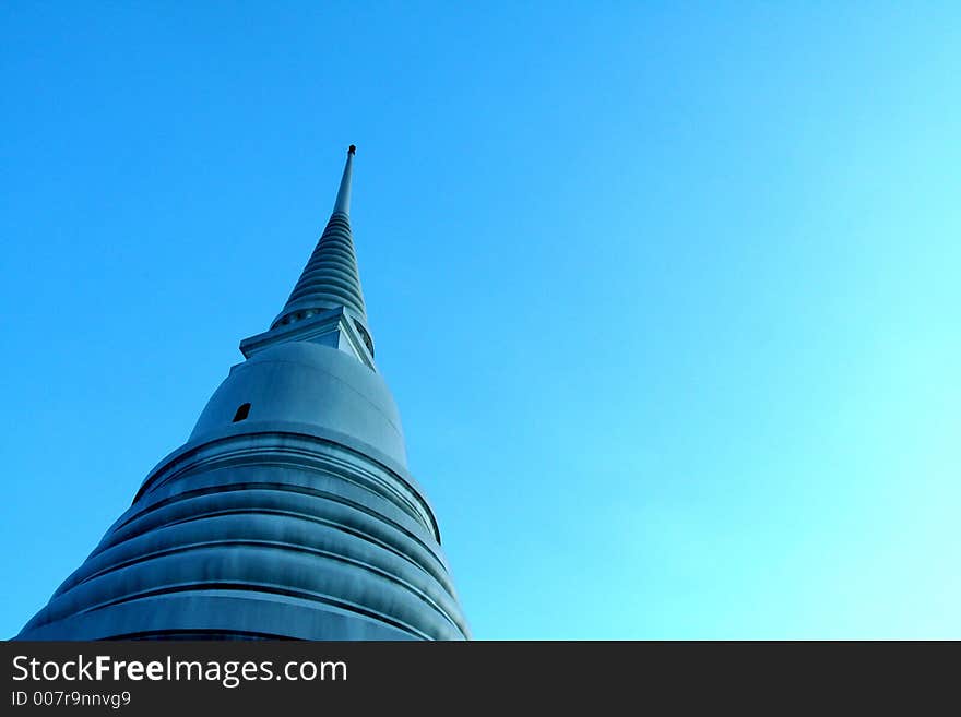 Chedi in the evening