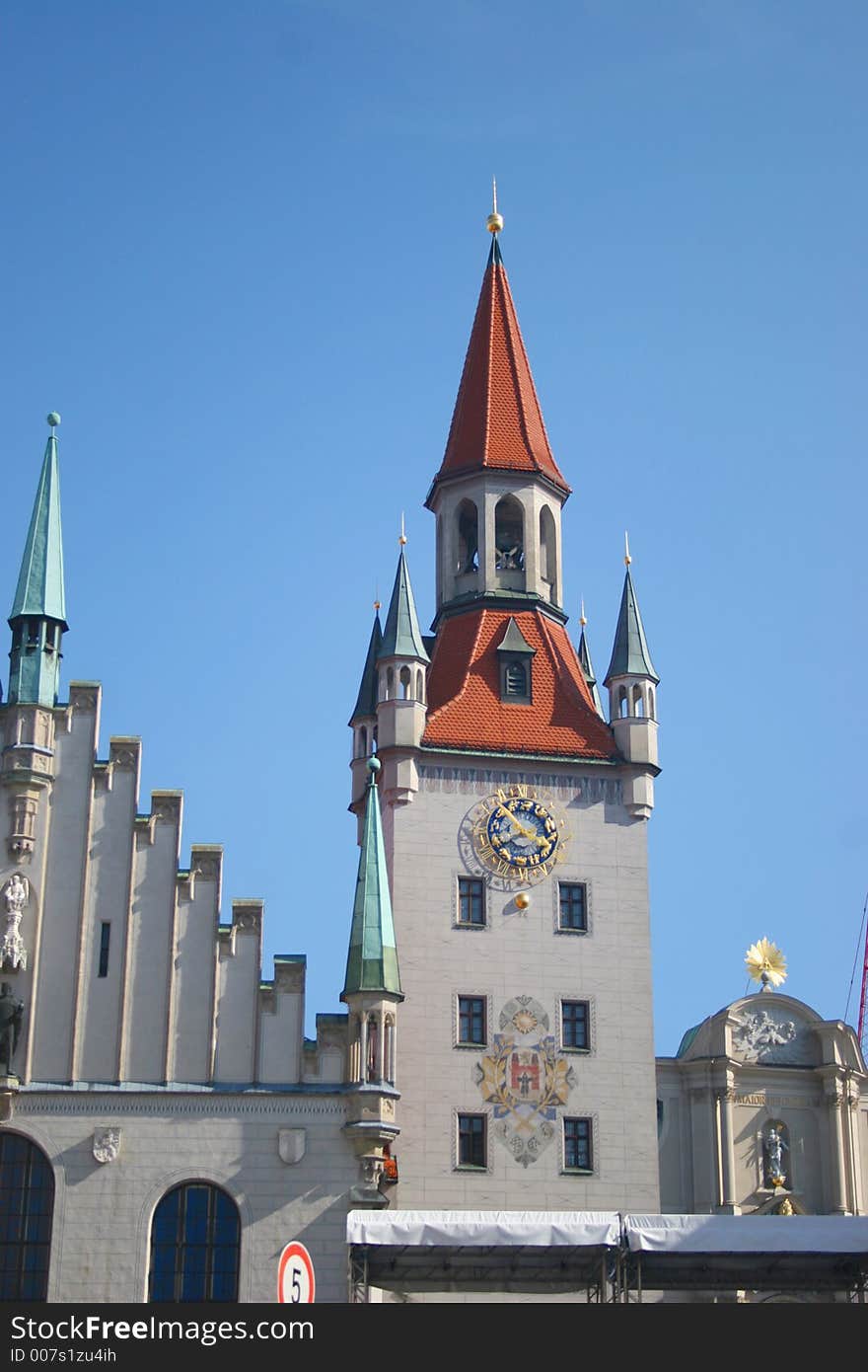 View of  altes rathaus, germany