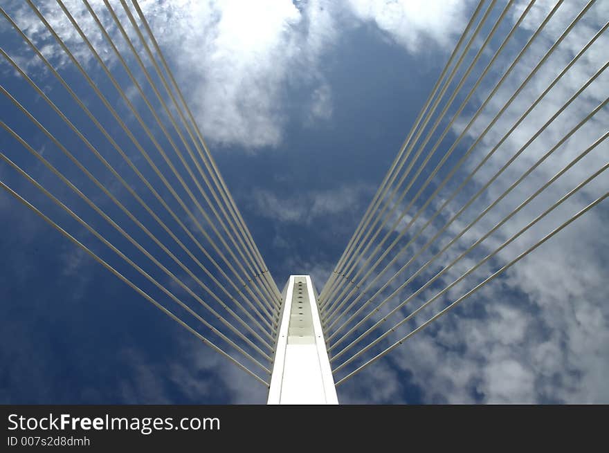 Detail of the bridge millenium. Detail of the bridge millenium