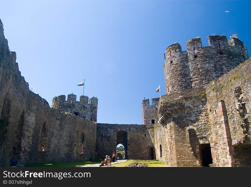 The Surrounding Walls Of The Castle