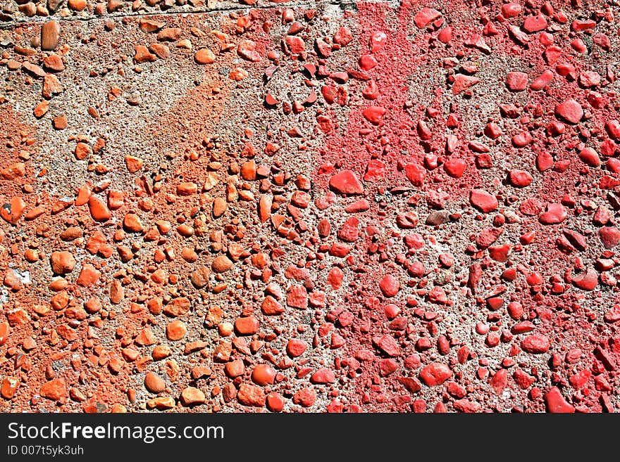 Red And Orange Concrete