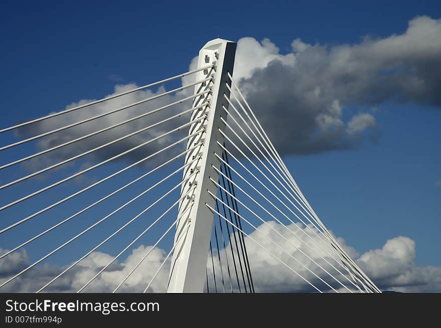 Detail of the bridge millenium. Detail of the bridge millenium