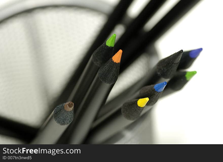 Photo of Colored Pencils in a Pencil Holder